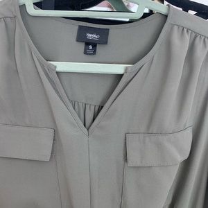 Mossimo Olive Green tie dress Size Small